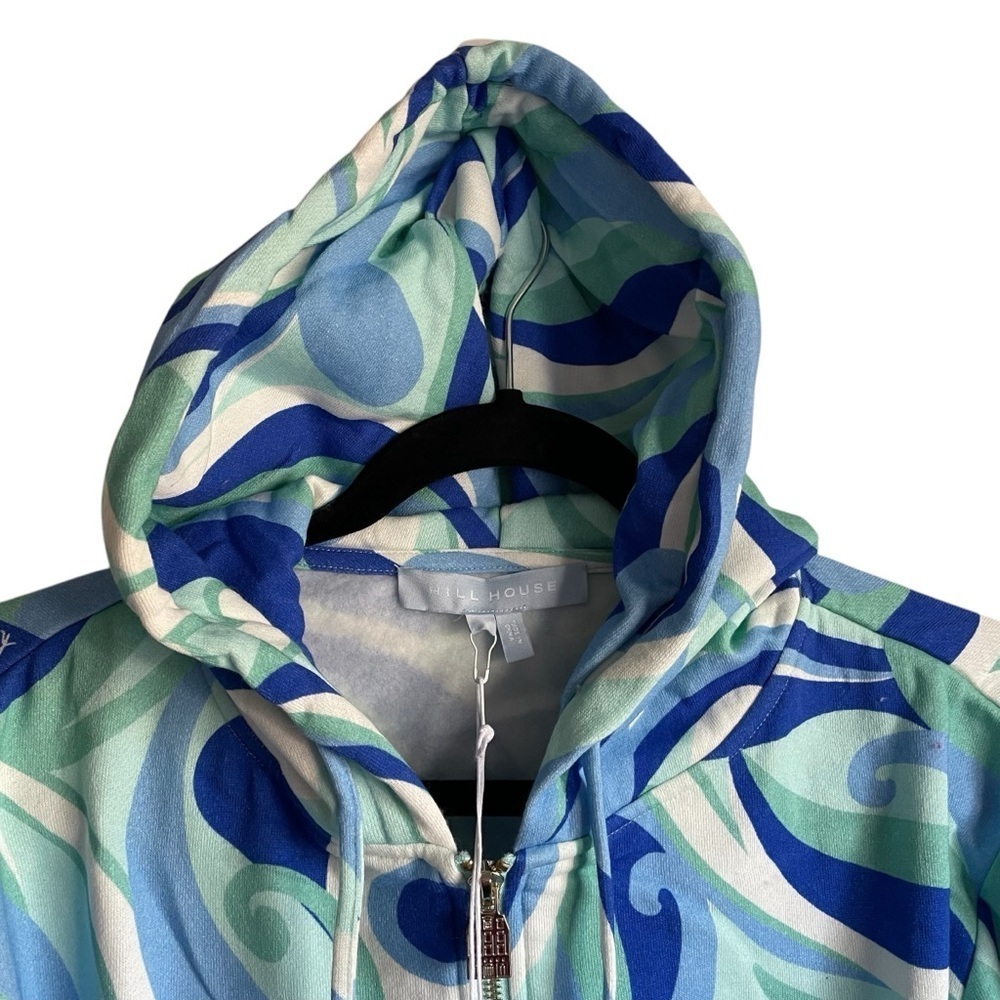Hill House The Allie Zip-Up Ocean Kaleidoscope Hoodie Jacket NWT - Picture 5 of 14